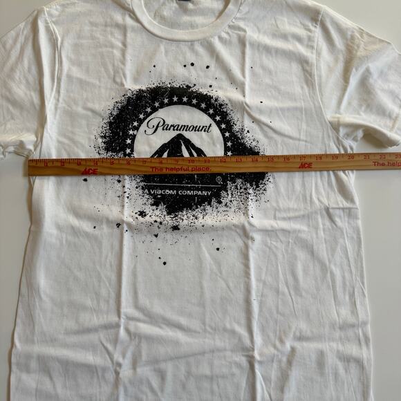 Paramount Studios T Shirt NWOT White Large Logo LA Movie Memorabilia Premier - Picture 8 of 8